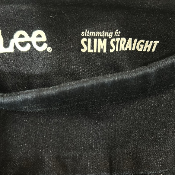 Lee’s slim straight denim pants size 16 M - Picture 2 of 7